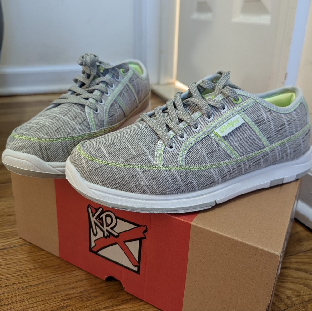 KR Strikeforce Bowling Shoes (Grey/Paradise Green)